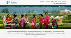 Desktop Screenshot of glorioushimalaya.com